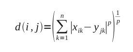 Formula per il calcolo delle di minkowski