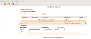 Screenshot di Gestione fatture